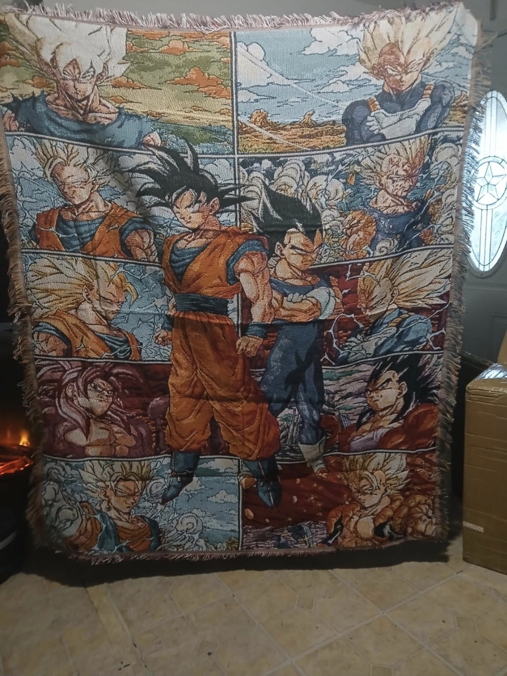 Dragon Ball Z Tapestry Wall Hanging Or Blanket